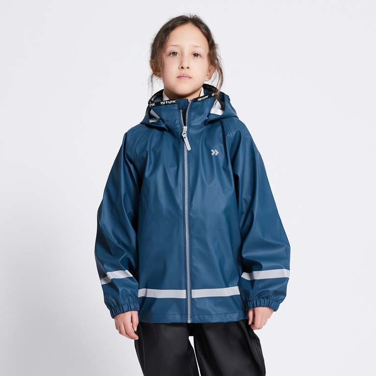 Rain jacket  "Ljusnan" Dark Teal